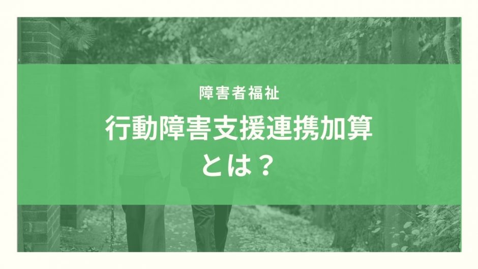 行動障害支援連携加算